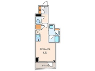 ﾊﾟｰｸﾅｰﾄﾞﾌｨｯﾄ南青山Vistaの物件間取画像